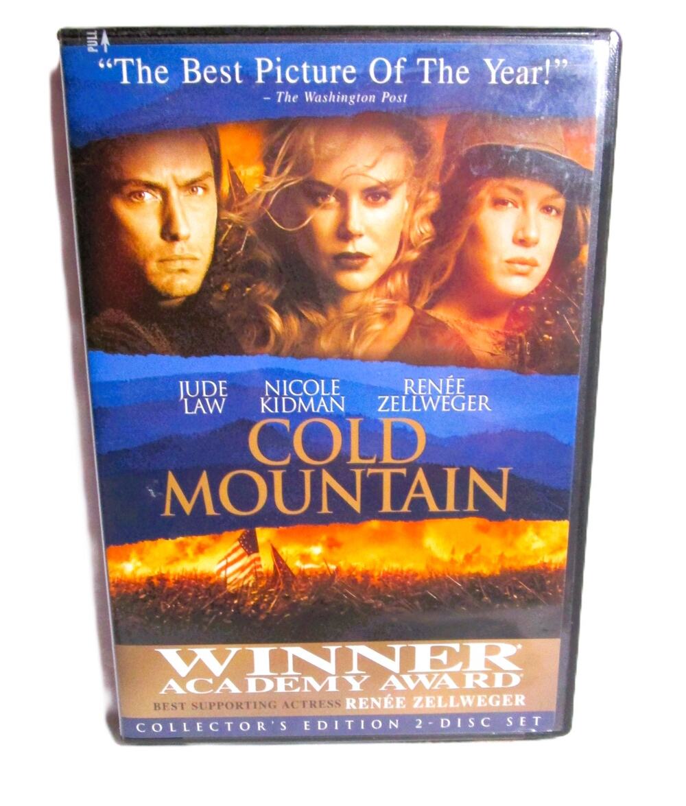 Cold Mountain 2003 DVD Civil War Movie Nicole Kidman Jude Law Oscar Winner Film